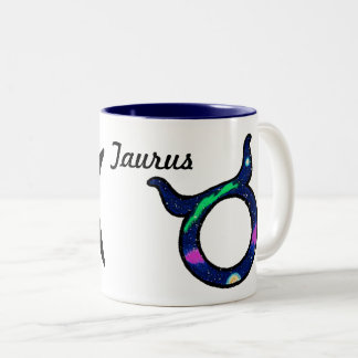 Taurus. Ziqpu Two-Tone Coffee Mug