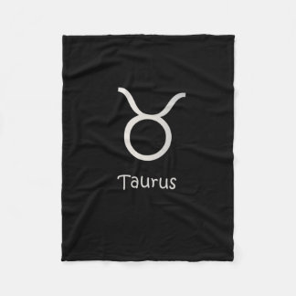 Taurus Zodiac April 20 - May 20 Astrology Fleece Blanket