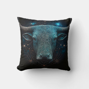 Taurus Zodiac Astrological Cushion