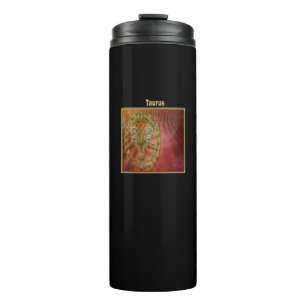 Taurus Zodiac Astrology design Horoscope Thermal Tumbler