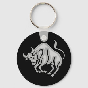Taurus Zodiac Astrology Keychain
