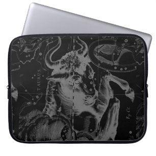 Taurus Zodiac Constellation Hevelius circa 1690 Laptop Sleeve