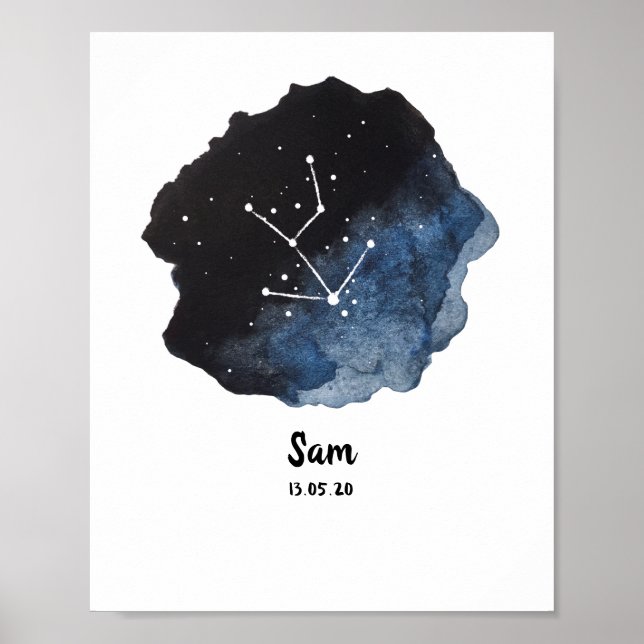 Taurus zodiac constellation sign (Front)