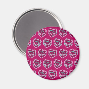 Taurus Zodiac Coquette Heart Birthday Cake Magnet