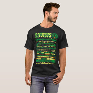 Taurus Zodiac Dominant In Relationship T-Shirt