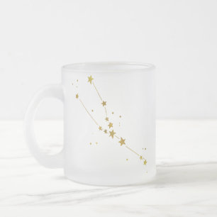 Taurus Zodiac Frosted Beer Mug