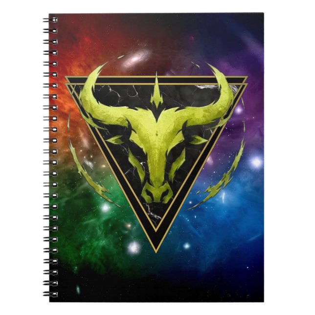 Taurus Zodiac Gift Astrology Notebook (Front)