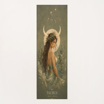 Taurus Zodiac Goddess Yoga Mat