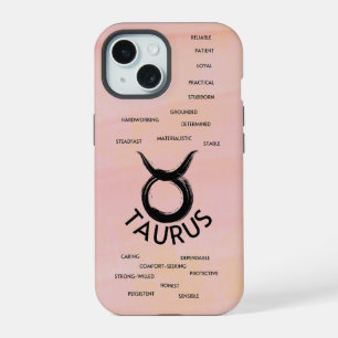 Taurus Zodiac Horoscope Traits Girls iPhone 15 Case