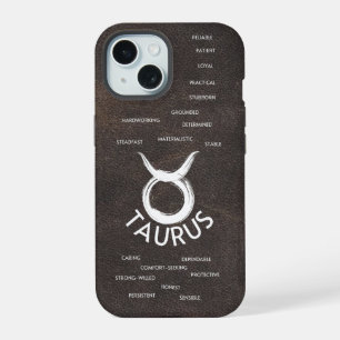 Taurus Zodiac Horoscope Traits Guys iPhone 15 Case