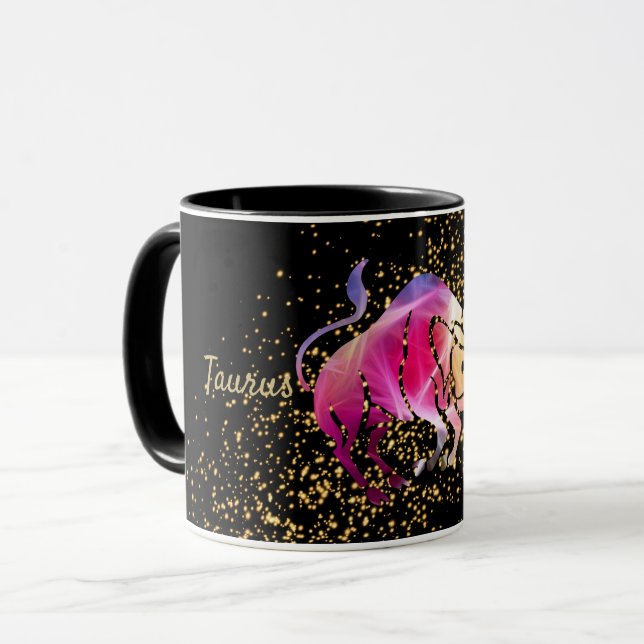Taurus Zodiac Mug (Front Left)