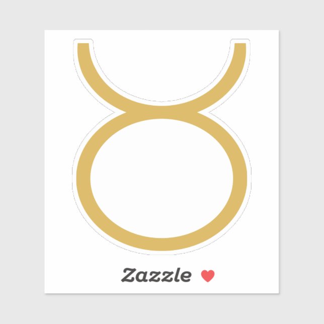 Taurus Zodiac Sign  (Sheet)