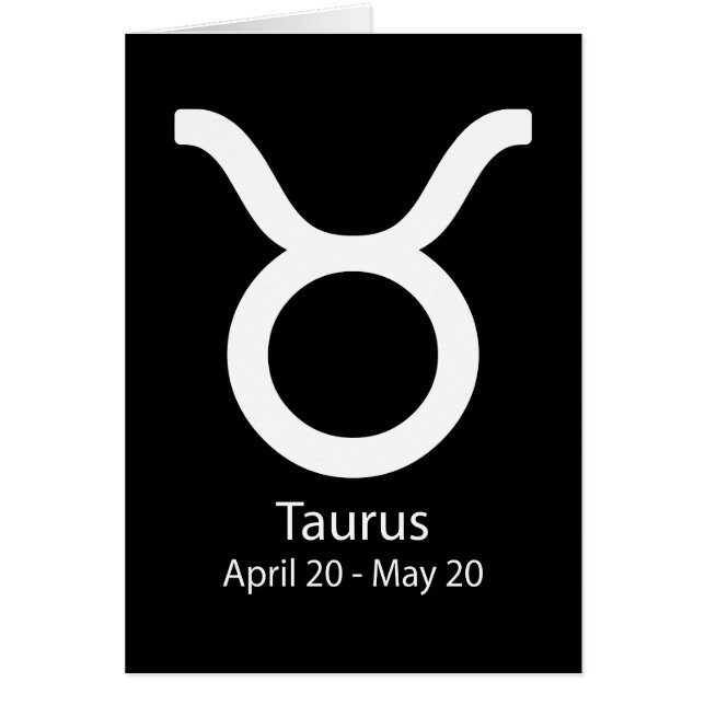 Taurus Zodiac sign Astrology (Front)