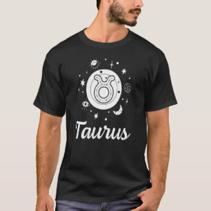 Taurus Zodiac Sign Astrology Moon Star Horoscope B T-Shirt