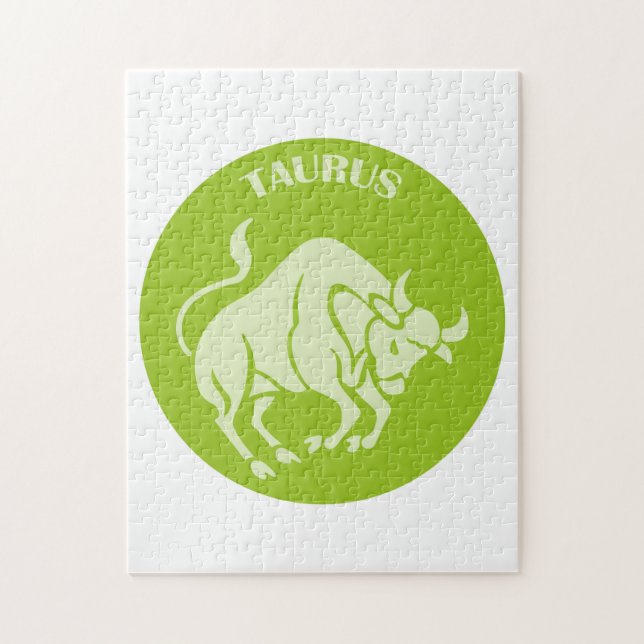 Taurus, Zodiac Sign, Horoscope, Astrology Jigsaw Puzzle (Vertical)