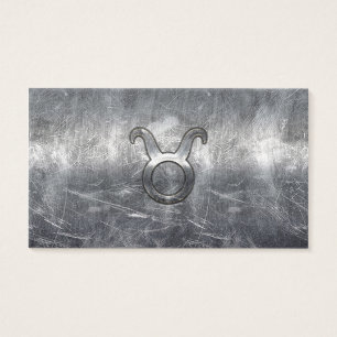 Taurus Zodiac Sign in Grunge Distressed Style