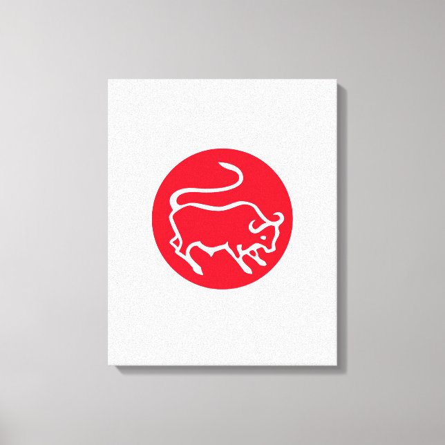 Taurus Zodiac Sign Modern Minimalist Plain Elegant (Front)