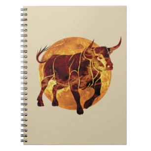 Taurus Zodiac Sign Notebook