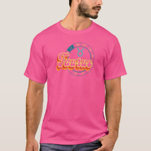 Taurus Zodiac Sign Retro Graphic Astrology T-Shirt