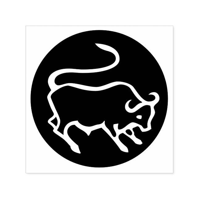 Taurus Zodiac Sign Self-inking Stamp (Design)