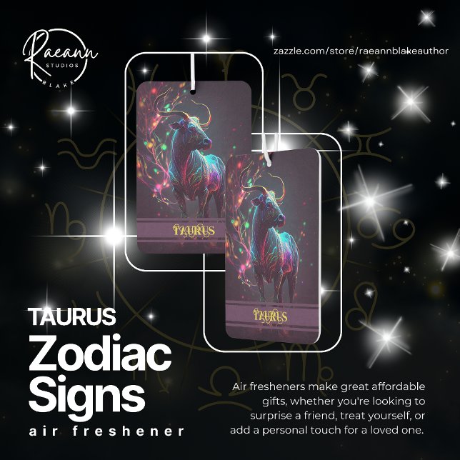 Taurus Zodiac Signs Celestial Air Freshener (Creator Uploaded)