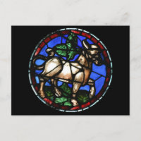 Taurus Zodiac Stained Glass Notre-Dame de Paris P