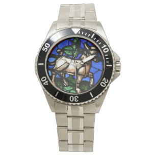 Taurus Zodiac Stained Glass Notre-Dame de Paris W3 Watch