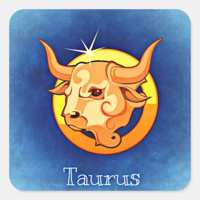 taurus zodiac stickers (Front)