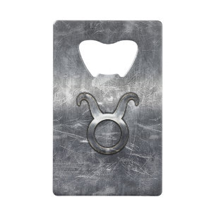 Taurus Zodiac Symbol in Grunge Distressed Style