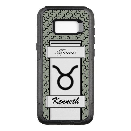 Taurus Zodiac Symbol Standard by Kenneth Yoncich OtterBox Commuter Samsung Galaxy S8+ Case