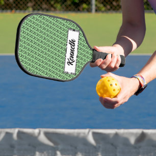 Taurus Zodiac Symbol Standard by Kenneth Yoncich Pickleball Paddle