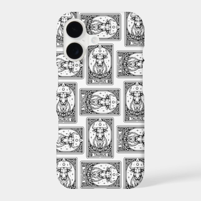 Taurus Zodiac Tarot Phone Case | Celestial Case (Back)