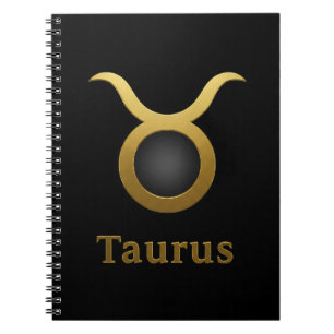 Taurus Zodiac / Taurus Symbol Notebook