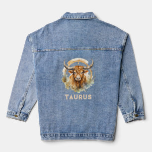 Taurus Zodiac Women's Denim Jacket