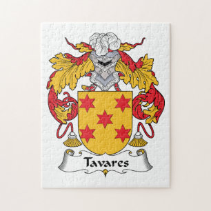 Tavares Family Crest Jigsaw Puzzle