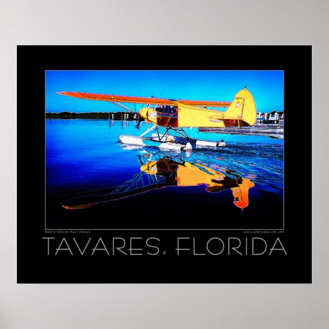 Tavares Florida Fine Art Seaplane Poster (Front)