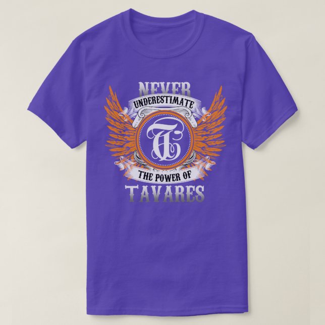 Tavares Name Shirt Never Underestimate The Power O (Design Front)