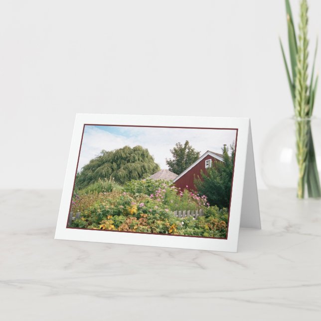 Tavern Garden Greeting Card (Front)