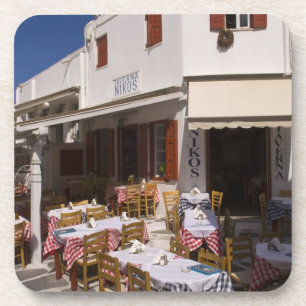Taverna Nikos, Mykonos, Cyclades Islands, Greece Coaster