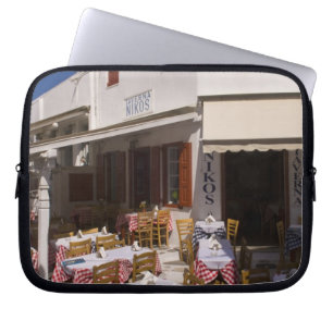 Taverna Nikos, Mykonos, Cyclades Islands, Greece Laptop Sleeve