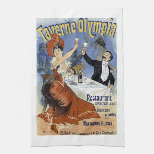 Taverne Olympia Tea Towel
