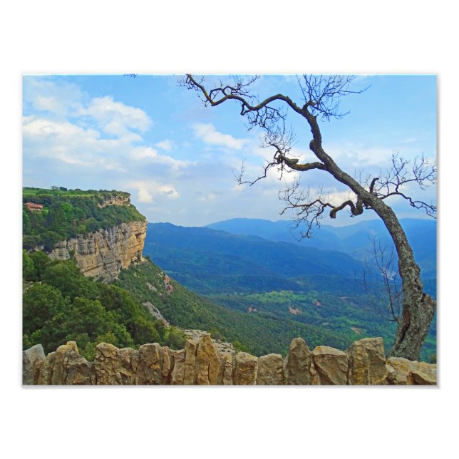 Tavertet Mountain View Photo Print (Front)