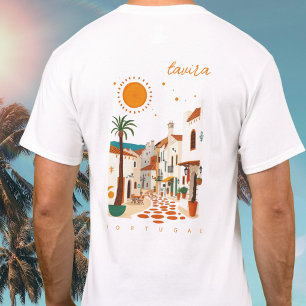 Tavira Portugal white town outfit clothing T-Shirt