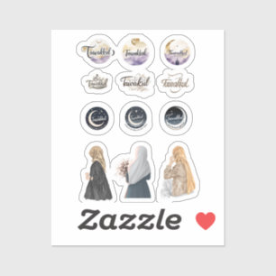 Tawakkul Islamic Sticker Set Faith-Inspired Muslim