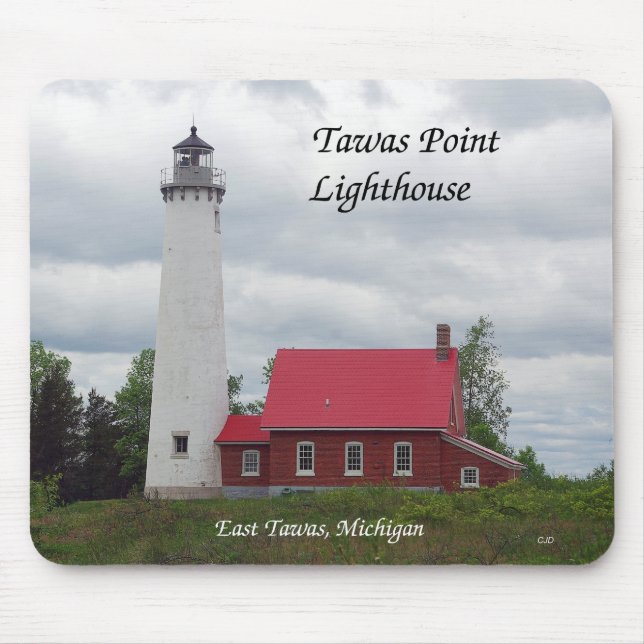 Tawas Point Lighthouse mousepad (Front)