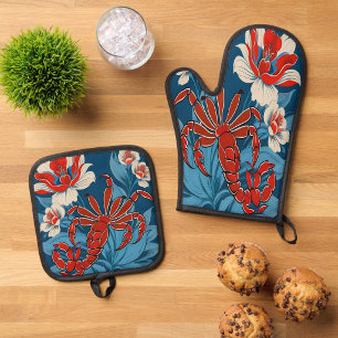 Taweret Oven Mitt & Pot Holder Set