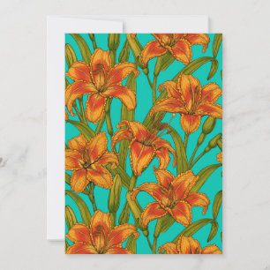 Tawny dailily flowers