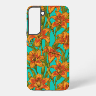 Tawny dailily flowers samsung galaxy case