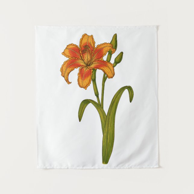 Tawny daylily tapestry (Front)