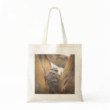 Tawny Frogmouth Chicks Tote